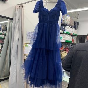 Navy gown never worn